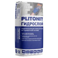 Гидроизоляция полимер-цементная для внутр.работ PLITONIT ГидроСлой 20кг