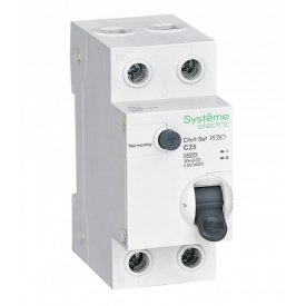 Выключатель дифференциального тока SE CITY9 (АВДТ) 1P+N 25А 30мА тип АС С 4,5кА