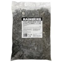 Галька декоративная RAINBERG 10кг черная 10-20мм