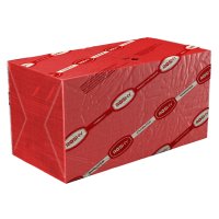 Салфетки ROSHY Красные 1-слойные 24х24см 400шт