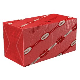 Салфетки ROSHY Красные 1-слойные 24х24см 400шт