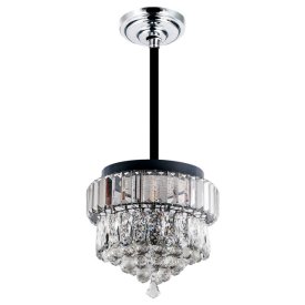 Люстра подвесная светодиодная CAMELION 45Вт LED стекло круглая