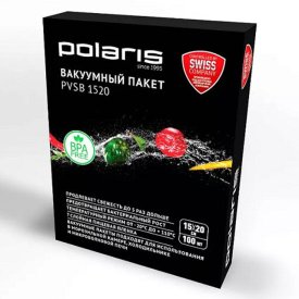 Пакеты POLARIS PVSB 1520 для вакууматора 15х20см 100 штук