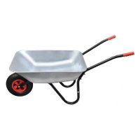 Тачка садовая оцинкованная 80л
