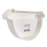 Заглушка желоба IMPLAST G130/80 130мм L/R белая