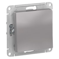 Выключатель 1-клавишный SYSTEME ELECTRIC Atlas Design алюминий