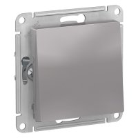 Переключатель 1-клавишный SYSTEME ELECTRIC Atlas Design алюминий