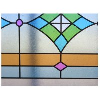 Плёнка самокл. Deluxe Standart 45смх2м витражная цветная, арт.805006-1