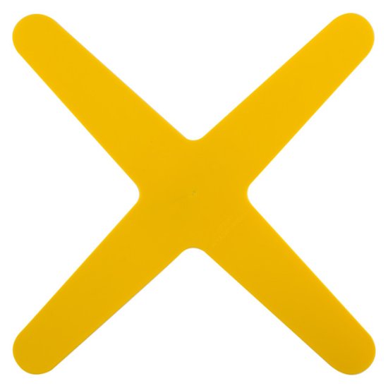 Бумеранг четырехлопастной ECOS Моно 29,5х29,5см в асс-те пластик