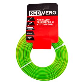 Леска для триммера REDVERG 3,0мм 15м круг армированная