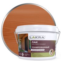 Лак акриловый ЛАКРА орех 2,5кг, арт.0007571