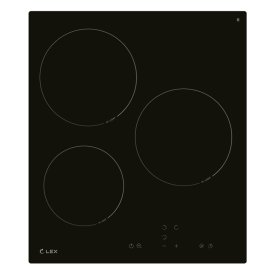 Поверхность электрическая LEX EVH 430A BL 45см 3 конфорки черный