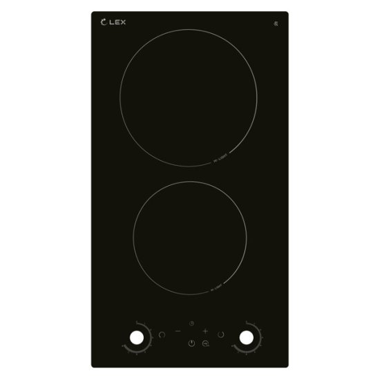 Поверхность электрическая LEX EVH 320M BL 2 конфорки черный