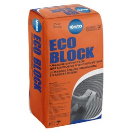 Раствор кладочно-клеевой для пенобетона KESTO Eco Block 25кг