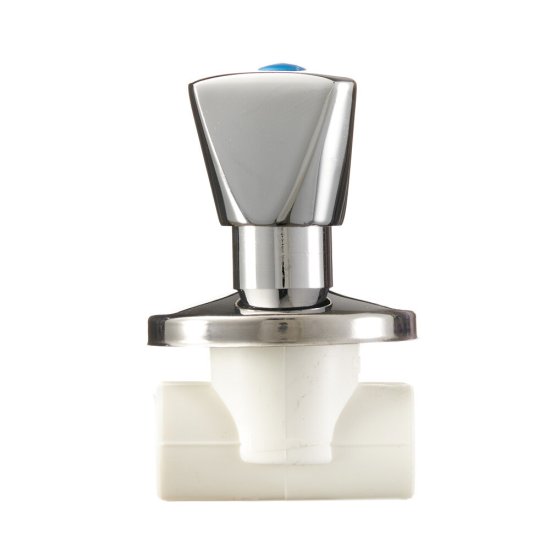 Вентиль полипропиленовый Valtec 20 мм хромированный (VTp.713.0.020)