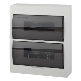 Щит распределительный навесной ЭРА на 24 модулей IP41 дверь прозрачная