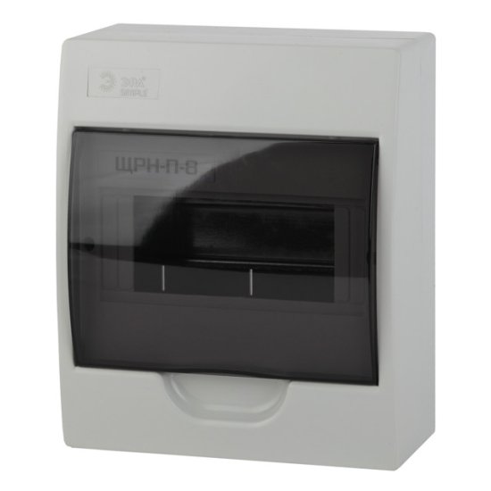 Щит распределительный навесной ЭРА на 8 модулей IP41 дверь прозрачная