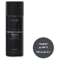 Эмаль термостойкая ELCON для печей 520мл графитовая, арт.00-00002963