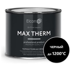 Эмаль термостойкая ELCON для печей 400г чёрная, арт.00-00004052