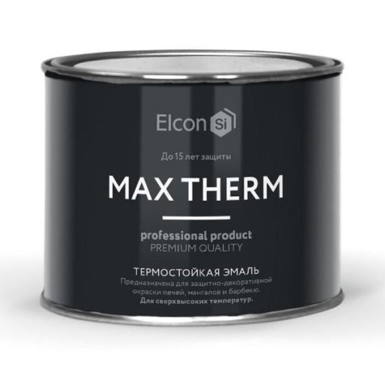Эмаль термостойкая ELCON для печей 400г белая, арт.00-00004042