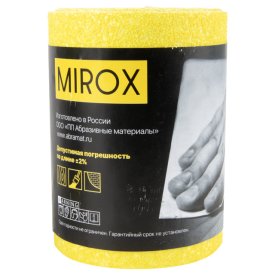Рулон шлифовальный на бумажной основе MIROX SE 115ммх5м  Р40, арт.MXSE11500540