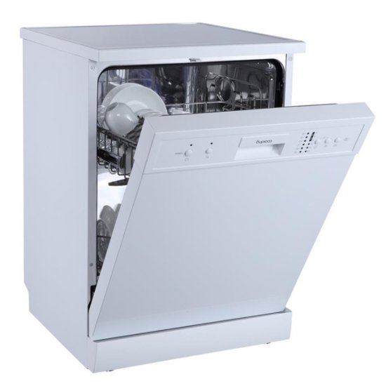 Машина посудомоечная БИРЮСА DWF-612/6 W 60см 12 комплектов белый