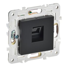 Розетка компьютерная RJ45 кат.5E IEK Skandy черный