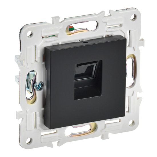 Розетка компьютерная RJ45 кат.5E IEK Skandy черный