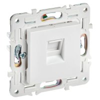 Розетка компьютерная RJ45 кат.5E IEK Skandy арктический белый