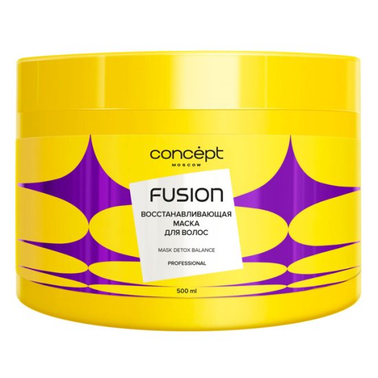 Маска для волос CONCEPT Fusion Detox Balance восстанавливающая 500мл