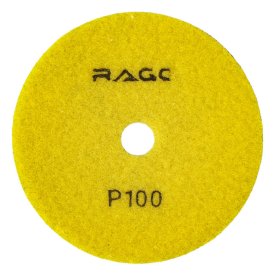 Круг шлифовальный алмазный гибкий АГШК RAGE by VIRA Р100 100мм сухое шлифование