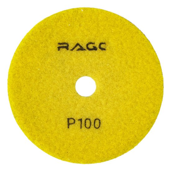 Круг шлифовальный алмазный гибкий АГШК RAGE by VIRA Р100 100мм сухое шлифование