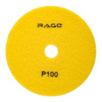 Круг шлифовальный алмазный гибкий АГШК RAGE by VIRA Р100 125мм мокрое шлифование