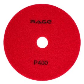 Круг шлифовальный алмазный гибкий АГШК RAGE by VIRA Р400 125мм мокрое шлифование