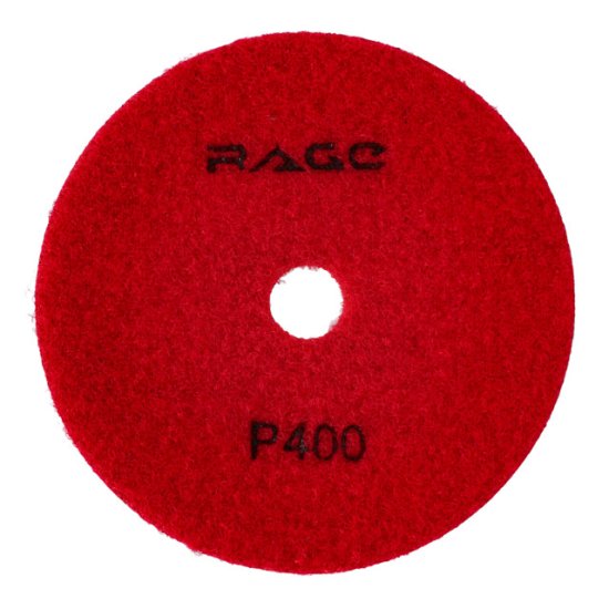 Круг шлифовальный алмазный гибкий АГШК RAGE by VIRA Р400 100мм сухое шлифование