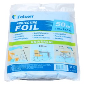 Пленка защитная FOLSEN 7 мкм 4х12,5м голубая, арт.094125