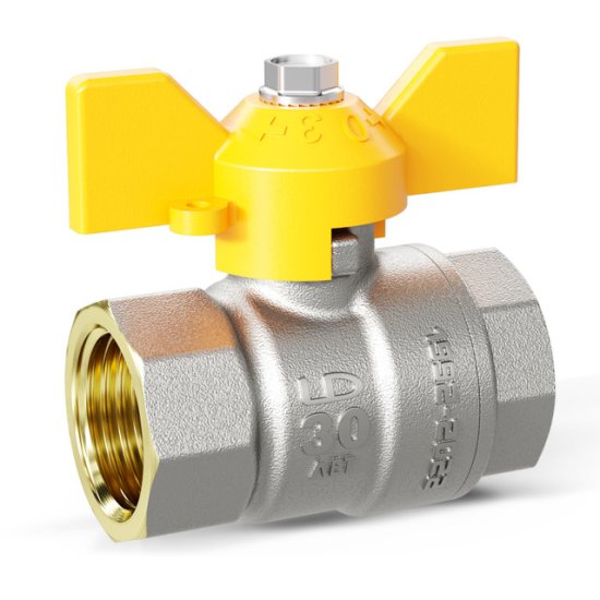 Кран шаровой газовый LD 1/2