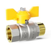 Кран шаровой газовый LD 1/2