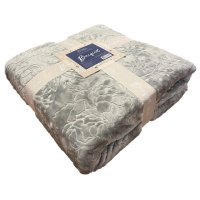 Покрывало PICASSA Букет/Bouquet 220х240см серое, арт.PICASSA Букет/Bouquet220x240с