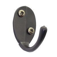 Крючок 1-рожковый BRANTE 1565 ЦАМ черный