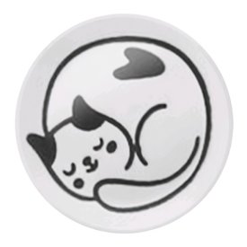 Блюдце ATMOSPHERE Cats 10см керамика