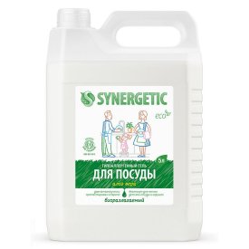 Средство для посуды SYNERGETIC Сочный лимон гель 5л
