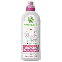 Гель для стирки SYNERGETIC для всех видов тканей 1л