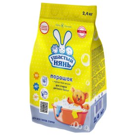Порошок стиральный УШАСТЫЙ НЯНЬ для детского белья 2,4кг