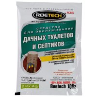 Средство ROETECH для обслуживания дачных туалетов и септиков 75г