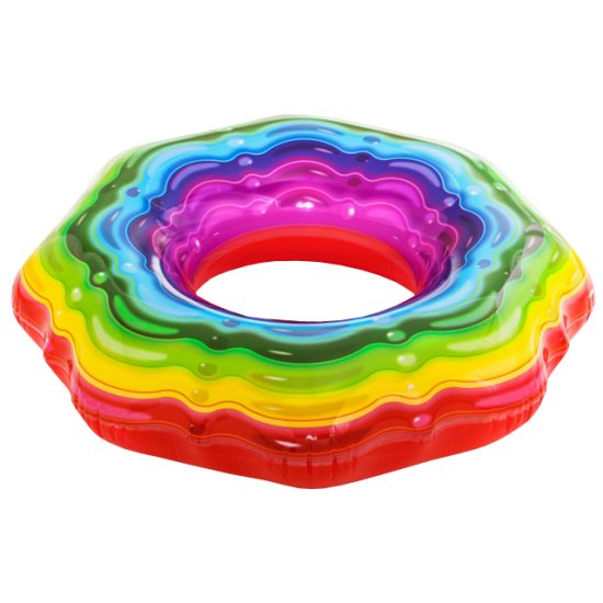 Круг надувной BESTWAY Цвета радуги 115см