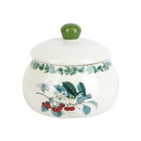 Банка для меда DOLOMITE Fruit Garden 0,5л 13,5х13,5х11,5см керамика