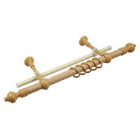 Карниз 2-рядный LEGRAND Кантри 28мм 300см ясный дуб, арт.58062591
