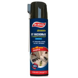 Аэрозоль Dr.Klaus универсальный от тараканов, муравьев, мух, ос и др. насекомых 600мл