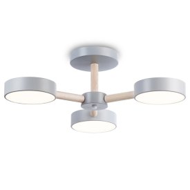 Люстра потолочная светодиодная AMBRELLA LIGHT Комфорт 40 Вт 3200Лм LED серый